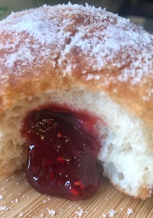 A picture of Homemade Yeasted Doughnuts.