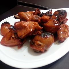 A picture of Baked Chicken In Chinese BBQ Sauce ( Char Siew ).