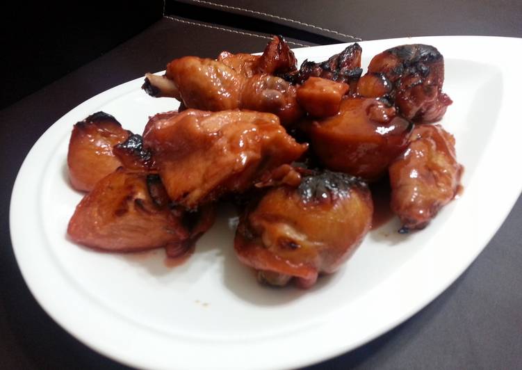 Simple Way to Make Speedy Baked Chicken In Chinese BBQ Sauce ( Char Siew )
