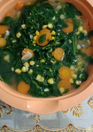 Foto resep Sayur bening daun kelor