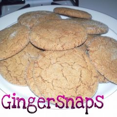 A picture of Crisp & Chewy Gingersnap Cookies.