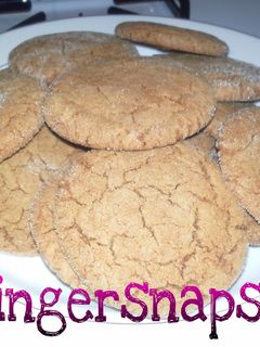 A picture of Crisp & Chewy Gingersnap Cookies.