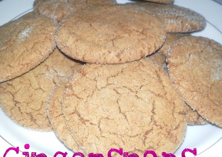 Recipe of Quick Crisp &amp; Chewy Gingersnap Cookies