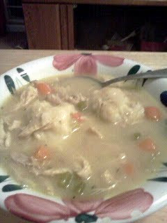 A picture of Chicken and Dumpling Soup.