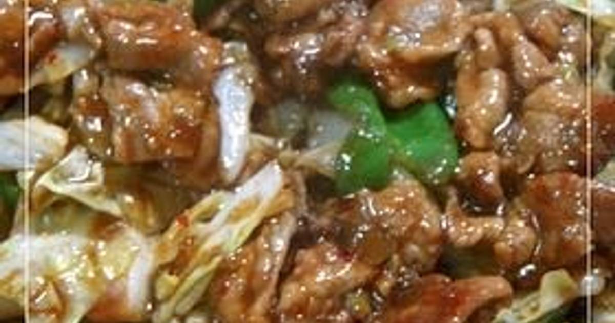 Authentic Sichuan Twice Cooked Pork Recipe By Cookpad Japan Cookpad