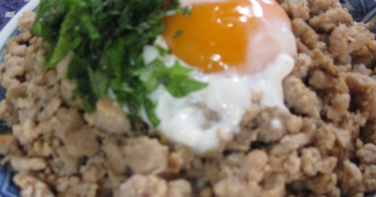 Easy Minced Tuna Soboro in a Food Processor Recipe by cookpad.japan