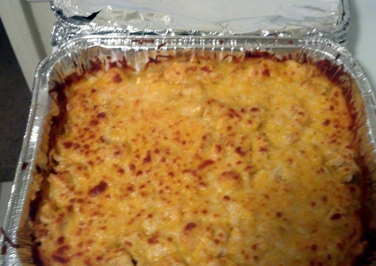 Recipe of Perfect Layered Buffalo Chicken Dip