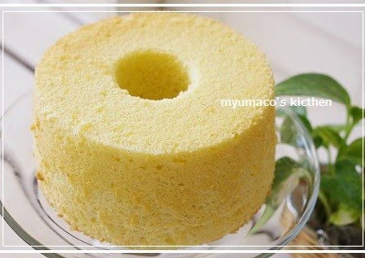 Simple Way to Prepare Quick Plain Chiffon Cake