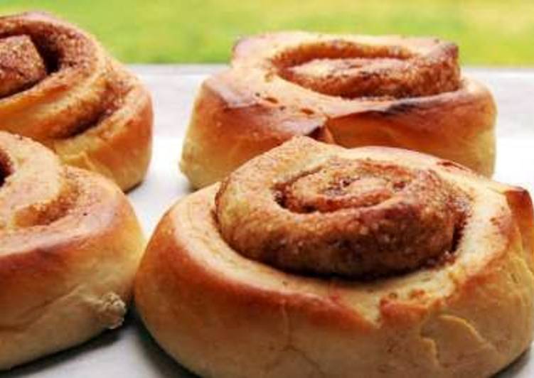 Traditional Norwegian cinnamon buns