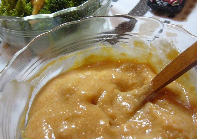 Simple Way to Prepare Super Quick Homemade Mayonnaise &amp; Miso Dressing (Just Mix!)