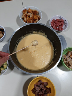 Una foto de Fondeu de queso