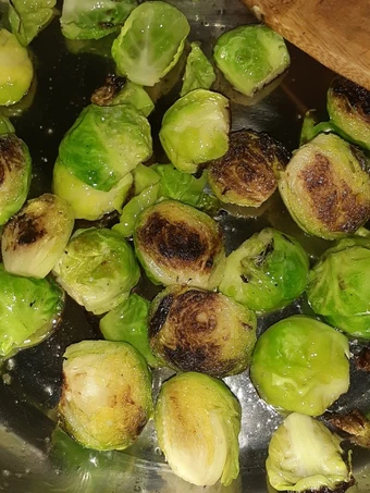 Recipe Sauteed Brussel sprouts which So Delicious