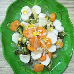 Tumis brokoli wortel mix bakso ikan রেসিপির প্রধান ছবি