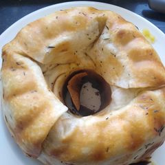 A picture of Sausage and mash bundt.