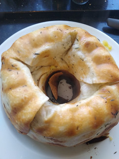 A picture of Sausage and mash bundt.