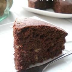 A picture of Oil-Free Chocolate Banana Cake.