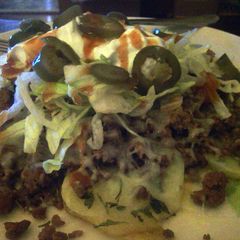 A picture of Potato Nachos.