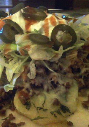 A picture of Potato Nachos.