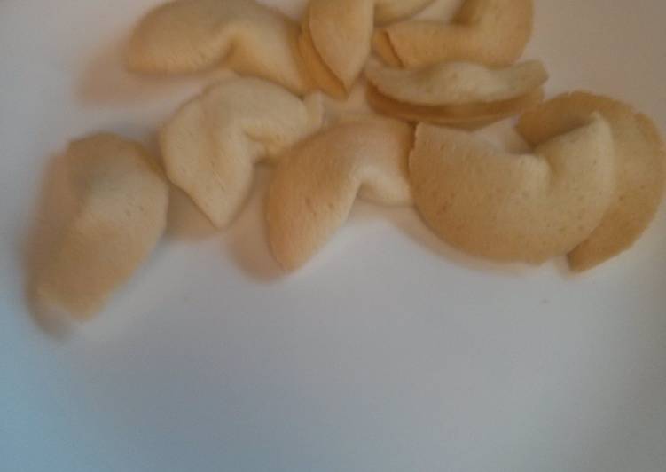 Recipe of Perfect Fortune Cookies.