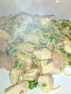 A picture of Chicken & Bacon Spaghetti.