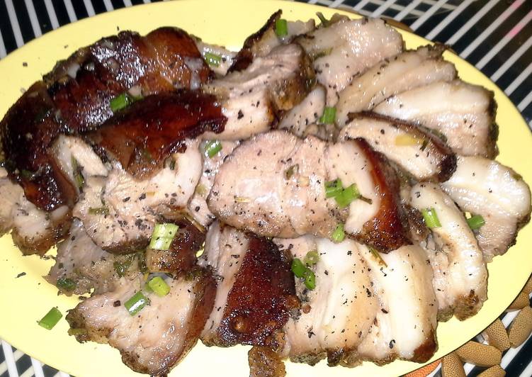 Simple Way to Prepare Homemade Roasted Pork Belly Balamban Style