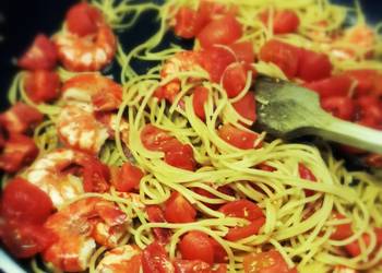 Easiest Way to Make Yummy Fasteasy  prawns pasta