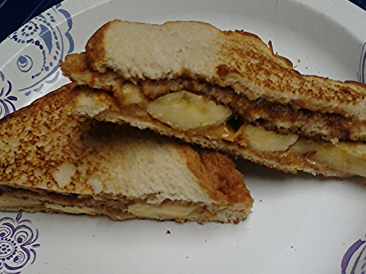 Recipe Apple butter peanut butter cashew butter banana sandwich the Awesome  Tasty