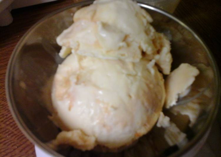 Steps to Prepare Favorite White Chocolate Caramel No Guilt Icecream