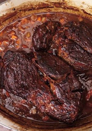 A picture of Red Wine Braised Beef.