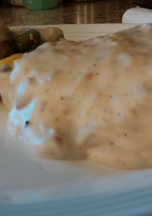 A picture of Minute Steak & Milk Gravy.