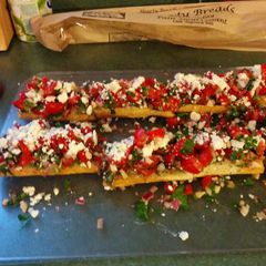 A picture of Italian brussetta.