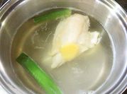 A picture of boiled chicken