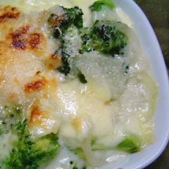 Broccoli Gratin with Whey A picture of Broccoli Gratin with Whey.