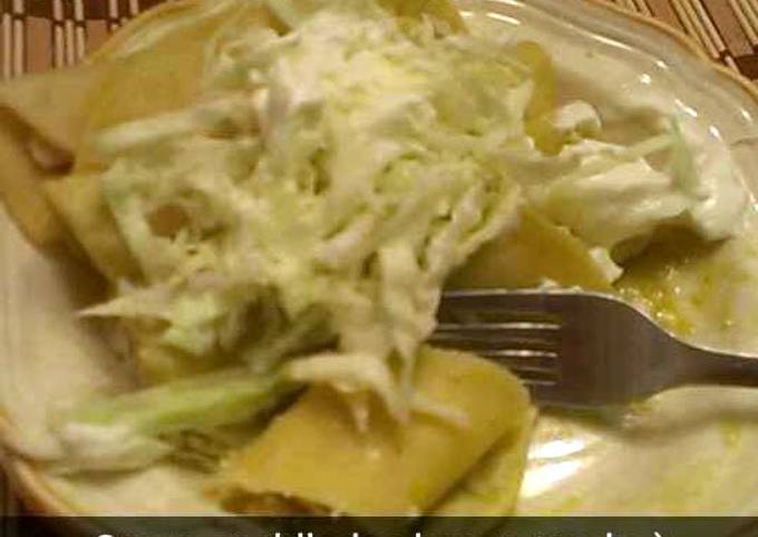 Recipe of Homemade Green enchiladas