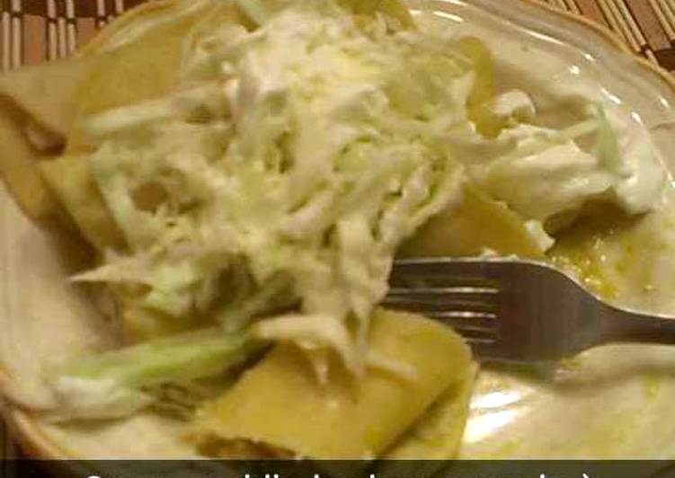 Recipe of Appetizing Green enchiladas