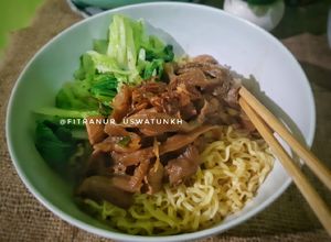 Foto resep Mie Ayam Jamur Jakarta