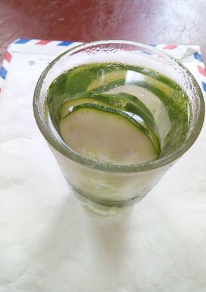 A picture of Cucumber Water.