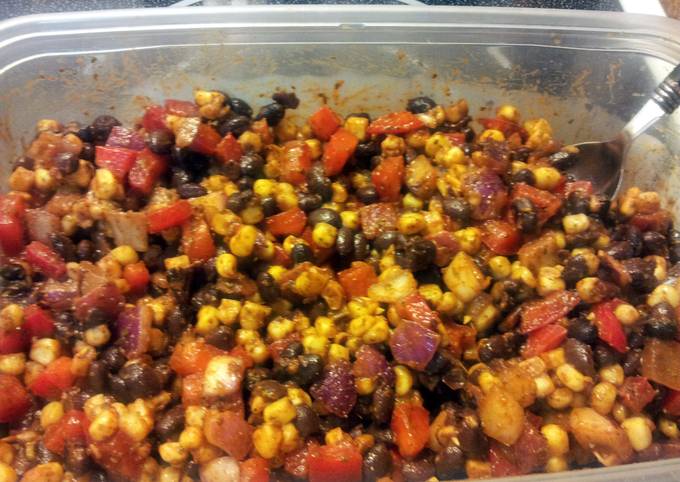 Recipe of Super Quick Homemade Mind blowing black bean corn salsa