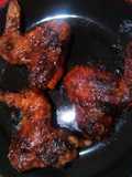 Sticky but crunchy honey, pineapple,BBQ wings.