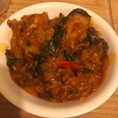A picture of Spicy chicken - Ayam Rica rica.