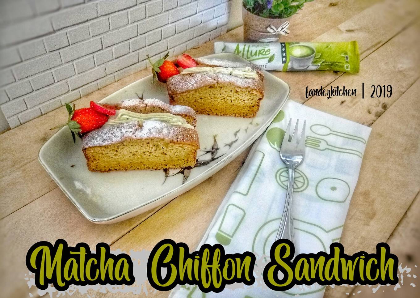 Matcha Chiffon Sandwich