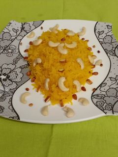 जरदा (मीठा चावल) (Zarda /meetha chawal recipe in Hindi) रेसिपी मुख्य फोटो