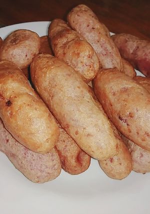 Hình của món Bánh khoai mỡ chiên giòn.