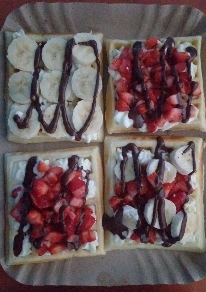 Una foto de Wafles dulces