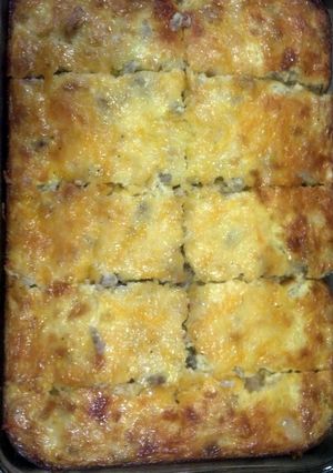 A picture of Nagel's Sausage Egg Bake.