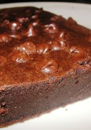 A picture of No Butter! Rich and Sticky Tofu Brownies.