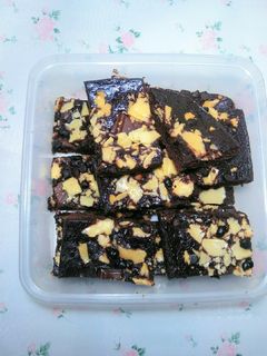 Foto resep Brownies silverqueen+keju no SP dan BP with HC