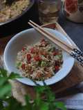 Nasi Goreng Ikan Asin (Versi pedas) || Salted Fish Fried Rice