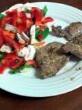Mustard lamb & salad