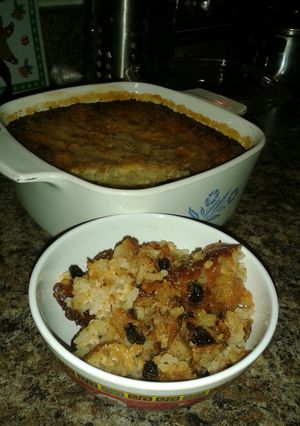 A picture of Momma's Rice Pudding.